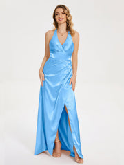 Ruched Split Party Dresses