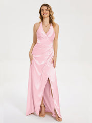 Ruched Split Party Dresses