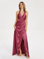 Ruched Split Party Dresses