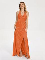 Ruched Split Party Dresses