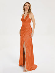 Ruched Split Party Dresses