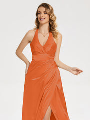 Ruched Split Party Dresses