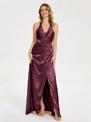 Ruched Split Party Dresses