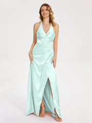 Ruched Split Party Dresses