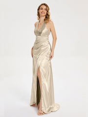 Ruched Split Party Dresses