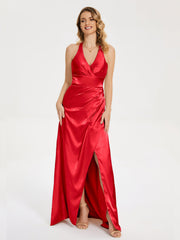 Ruched Split Party Dresses