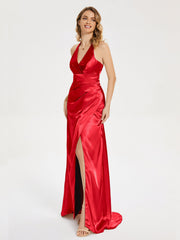 Ruched Split Party Dresses
