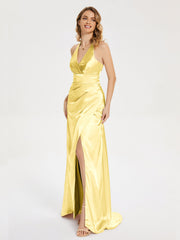 Ruched Split Party Dresses