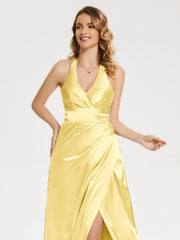 Ruched Split Party Dresses