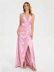 Ruched Split Party Dresses