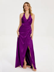 Ruched Split Party Dresses