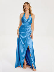 Ruched Split Party Dresses