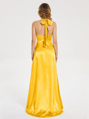 Ruched Split Party Dresses