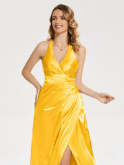 Ruched Split Party Dresses