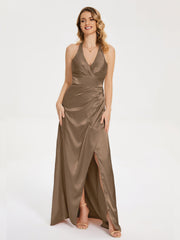 Ruched Split Party Dresses