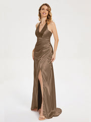 Ruched Split Party Dresses