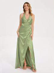 Ruched Split Party Dresses