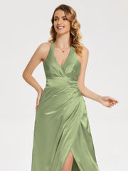 Ruched Split Party Dresses