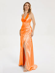 Ruched Split Party Dresses