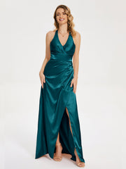 Ruched Split Party Dresses
