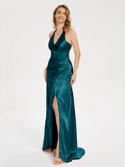 Ruched Split Party Dresses