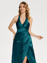 Ruched Split Party Dresses