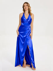 Ruched Split Party Dresses