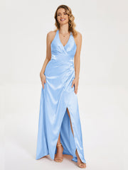 Ruched Split Party Dresses