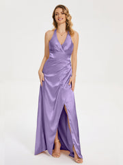 Ruched Split Party Dresses