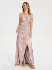 Ruched Split Party Dresses