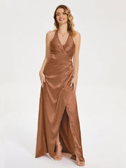 Ruched Split Party Dresses