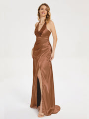 Ruched Split Party Dresses