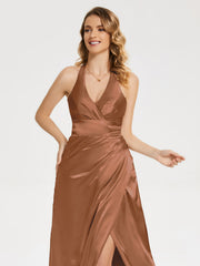 Ruched Split Party Dresses