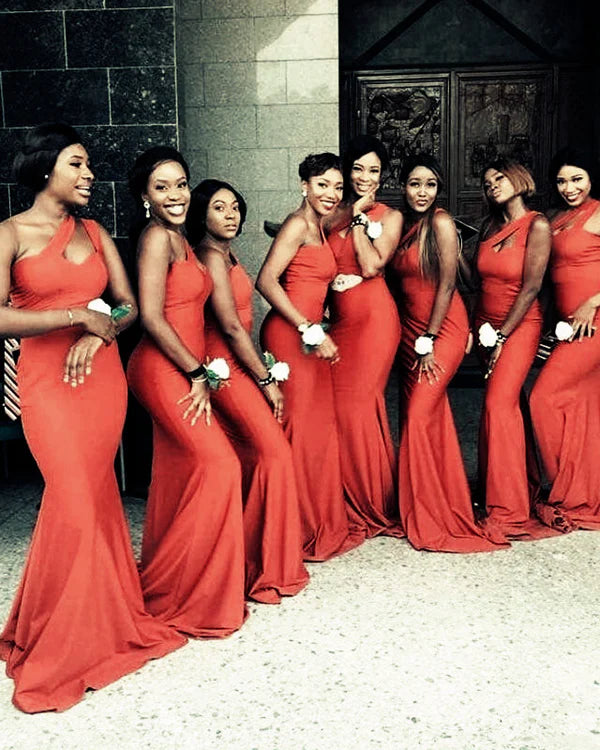 Burnt Orange Bridesmaid Dresses