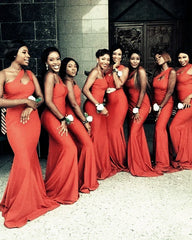 Burnt Orange Bridesmaid Dresses
