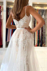 Mermaid Lace Blue Tulle Long Prom Dress Evening Dress TP1051