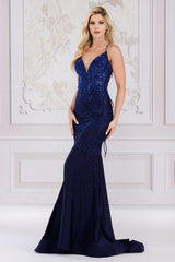 Novalee Gown - Navy