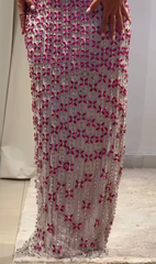 Sheath Spaghetti Straps Exquisite Rhinestone Mermaid Long Prom Dress Evening Dresses