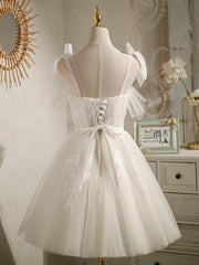 White Hoco Dress Short Homecoming Dresses SH237
