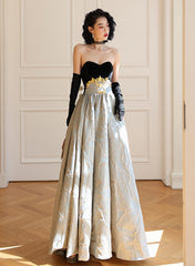 Simple Pretty A-line Sweetheart Long Party Dress, Sweetheart Floor Length Prom Dress