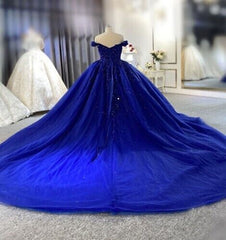 Off Shoulder Black Wedding Dresses Beaded Ball Gown Gothic Wedding Dress