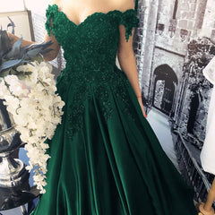 Off Shoulder Green/Purple Lace Prom Dresses, Off the Shoulder Long Lace Formal Evening Dresses