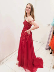 Off the Shoulder Burgundy Lace Prom Dresses, Off Shoulder Wine Red Lace Formal Graduation Dresses