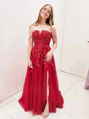 Off the Shoulder Burgundy Lace Prom Dresses, Off Shoulder Wine Red Lace Formal Graduation Dresses