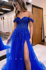 P1250 - Timeless Strapless Empire Sweetheart Appliques A-Line Prom Formal Dress
