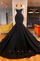 P1342 - Stunning Halter Pleated Mermaid Satin Evening Formal Dress with Sleeves