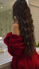Sexy A line Off The Shoulder Burgundy 18th Birthday Dresses Short Birthday Outfits P1781