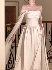 Sexy A Line Long Prom Dresses White 21th Birthday Outfits P2188
