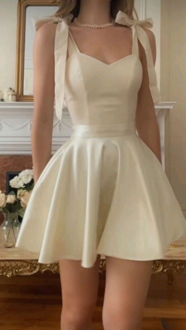 17th Birthday Dresses A line Straps Ivory Homecoming Dresses Sexy Birthday Outfits P2472