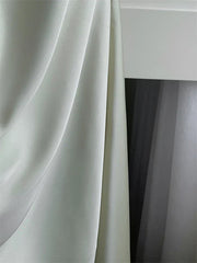 Vintage Sage Green Ruffle Mermaid Satin Long Prom Dress Party Dress Evening Dress HZ1024